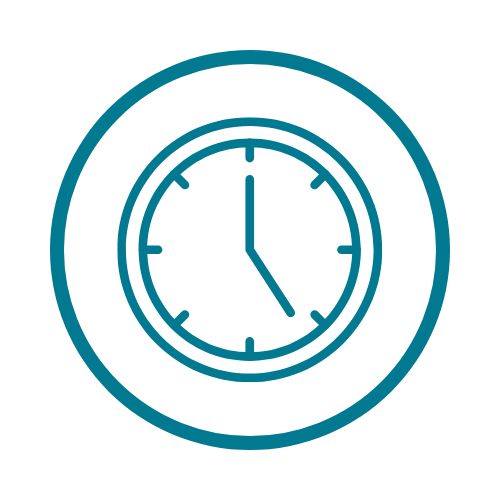 Clock symbol to represent fast / remote
